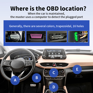 Lector de código OBD2 K1 Escáner automático Herramienta de diagnóstico <span class=keywords><strong>OBDII</strong></span>/EOBD en inglés para leer fallas del motor del automóvil - Product Image 5