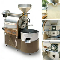 Torréfacteur de café électrique industriel commercial de petite taille, torréfacteur de fèves de cacao, machine à torréfier le café, machine à torréfier les grains de café