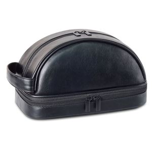 Vintage-Style <b>for</b> <b>Bag</b> Premium Travel Organizer <b>Men</b> Large Capacity Waterproof Zipper PU Material Cosmetic <b>Pouch</b> Bulk Options - Product Image 2