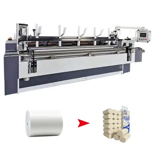 Papel de desecho y pulpa de madera reciclada para máquina de fabricación de rollos de papel higiénico sanitario (1092/150)