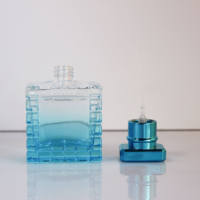 Flacon pulvérisateur vide 30 ml pour parfum et crème visage, en verre transparent, avec bouchon métallique, grande capacité, pompe à pression, diffuseur à bâtonnets