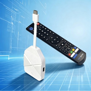 we2usat p6 mini, receptor de TV Android 14 con cuatro núcleos, ONN 8K, 4GB, 64GB, Smart OTT TV Box, WiFi 6 dual, H.265, dispositivo de streaming multimedia. - Product Image 1