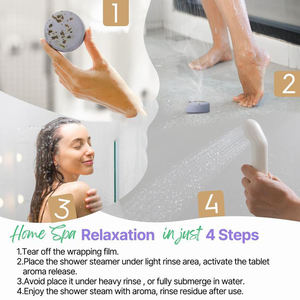 Handgemachte Luxus-Pfefferminz-Spa-Fußbad-Brausetabletten Personalisierte Mini-Dusch-Dampfer für Entspannung - Product Image 6