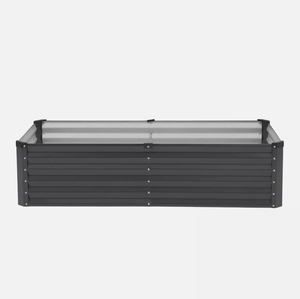 Jardinera Rectangular Galvanizada de Instalación Rápida, Resistente a la Oxidación, Personalizable, para Cultivo de Tomates, Pimientos y Hierbas - Product Image 1