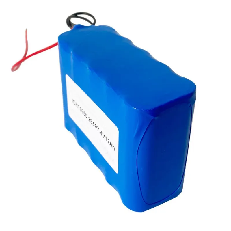 Nhà Máy Giá 7.4V 12000Mah Pin Li Ion 18650 2S5P 2500MAh 7.4V 12ah Pin Lithium Ion