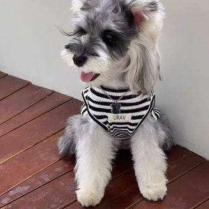 Camisa Ligera a Rayas para <span class=keywords><strong>Perro</strong></span>, Primavera-Verano, Anti-Caída de Pelo, Ropa Linda para Teddy, <span class=keywords><strong>Shih</strong></span> <span class=keywords><strong>Tzu</strong></span>, Schnauzer y Cachorros Pequeños - Product Image 1
