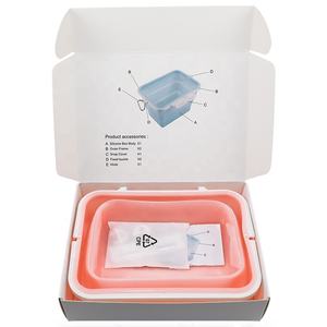 Olding iligone ontainers, Ox eusable ilicon, torage, Resh-keeping, ilicon reezer para paquete de alimentos - Product Image 5