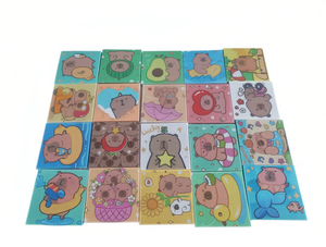 Kit Pittura Diamante Carpinbara 30x30+20x20 con Diamanti Quadrati, Animali Cartoni Animati, Strass Cristallo, Decorazione Fai da Te per la Casa - Product Image 1