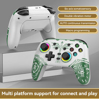 Manette de jeu sans fil Bluetooth pour smartphone et PC, contrôleur de jeu 600 mAh S08, joystick haute précision à 360 degrés