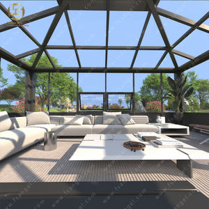<span class=keywords><strong>Solarium</strong></span> moderne sur mesure en Chine, véranda en verre extérieure, véranda en aluminium, fabrication directe d'usine, maison en verre, marque <span class=keywords><strong>Angel</strong></span> - Product Image 5