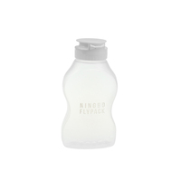 Bouteille de miel de qualité alimentaire Squeeze 220ml de 7oz PP avec bouchons rabattables étanches