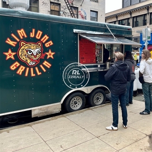 Nouveau modèle OEM de remorques alimentaires entièrement équipées Foodtruck chariot alimentaire commercial avec équipements complets de cuisine de restaurant - Product Image 3