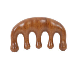 木製Gua Shaスカルプマッサージコームサンダルウッドグアシャスクレーピングヘッドフェイス髪頭皮マッサージコーム - Product Image 6