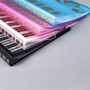 Bview Art Music spartiti cartella di archiviazione carta porta documenti File di fogli vuoti plastica <span class=keywords><strong>formato</strong></span> <span class=keywords><strong>A4</strong></span> 40 tasche - Product Image 3