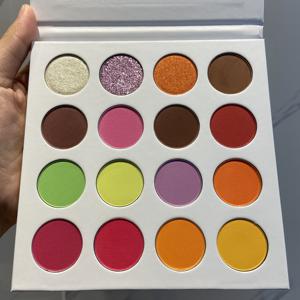 Mode ombre bricolage ombre à paupières Palette personnalisé votre logo 9 couleurs <span class=keywords><strong>brillant</strong></span> fard à paupières surligneur Kit - Product Image 2