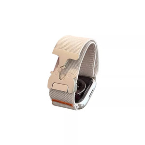 Correa Deportiva Suave para Reloj S10/S11, Correa de Nailon Trenzado con Hebilla de Metal Tipo Paracaídas para Apple Watch Ultra 3 2 - Product Image 6