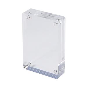 Bingkai gambar akrilik transparan definisi tinggi tampilan magnetik kuat untuk kartu foto Desktop hadiah bisnis promosi - Product Image 6