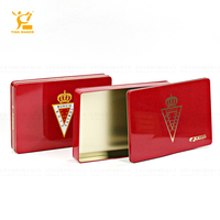 Boîtes en métal rectangulaires personnalisées avec couvercle hermétique pour emballage cadeau, baklava, chocolat, biscuits, vente en gros