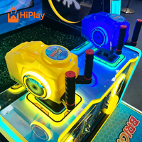 Simulateur de tir HiPlay Factory pour 2 joueurs, borne d'arcade à monnayeur avec sièges pour aires de jeux pour enfants et centres de divertissement familial