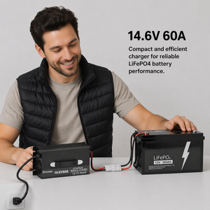 Chargeur rapide intelligent AC-<span class=keywords><strong>DC</strong></span> haute efficacité 14,6 V 60 A, certifié CE pour les batteries <span class=keywords><strong>Renogy</strong></span> LiTime Battle Born Victron SOK Eco-Worthy - Product Image 4