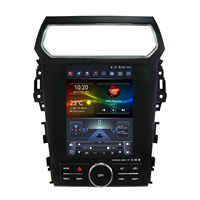 CARUPEZ Autoradio Android 9,7 pouces avec GPS pour Ford Explorer 2011-2019, style Tesla vertical, 8 cœurs, 7862S GPS DSP