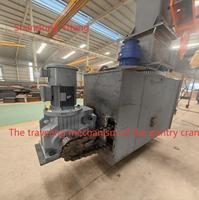 Grue portique électrique omnidirectionnelle sur pneus en caoutchouc avec palan, capacité de 10 tonnes pour le levage de charges lourdes en entrepôt