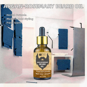 Suero Refrescante Avanzado para Barba de Hombre 30ML con Aceite de Argán y Romero, Suero Herbal con Aceite de Coco para el Crecimiento e Hidratación de la Barba - Product Image 2