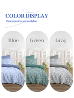 Parure de lit de luxe en jacquard de polyester Cloudland, ensemble de couette et housse de couette, taille Queen, 3 pièces, vente en gros