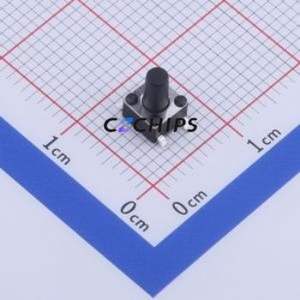 GT-TC074B-H070-L1 Tactile Switch SMD-4P,4.5x4.5mm Switch Single Pole Single Throw Round Button 2.5N Vertical Mount - Product Image 1