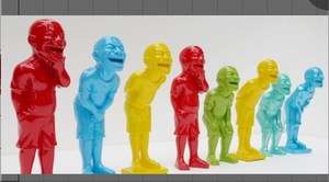 Mini plâtre de l'<span class=keywords><strong>avatar</strong></span>, Sculpture style littéraire internationale, décoration artistique, diy, pour la maison - Product Image 3