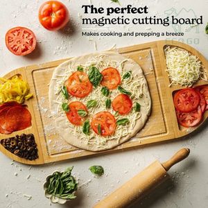 Coffret Cadeau Cuisson ECO GO 3-en-1 : Planche à Découper et Plateau de Service en Bambou pour Snacks, Aliments et Fromages – Idéal pour les Fêtes - Product Image 5