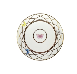 Services de table en porcelaine osseuse de Shanxi, Chine, motif floral et oiseaux, assiettes en porcelaine de Shanxi - Product Image 4