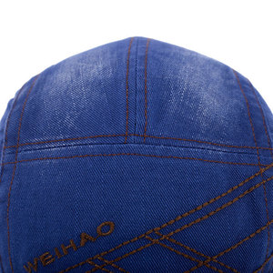 Men's Canvas Beret Hat Spring Autumn Breathable Shade Cap Black Military Green Blue Dark Brown - Product Image 2