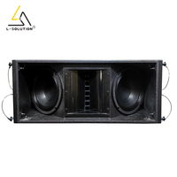 Système de sonorisation professionnel L-solution HDL210-A, 2 voies, double haut-parleur de 10 pouces, néodyme, Line Array, intérieur/extérieur, puissance de sortie 900W-3600W, en bois