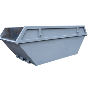 Basureros naranjas Open Top Apilable Skip Papelera con puerta - Product Image 2