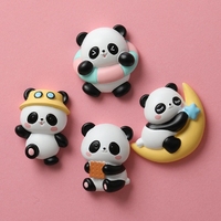 Sichuan Chengdu géant Panda réfrigérateur autocollant dessin animé mignon texte créatif résine cadeau en trois dimensions