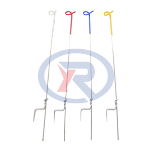 Estaca Metálica Electro Galvanizada Tipo Pigtail Resistente a la Intemperie para Cercas Eléctricas, Ganado y Delimitación de Campos de Golf - Product Image 3
