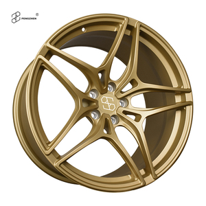 Jantes en alliage forgé Pengzhen Monoblock à revêtement poudré doré à cinq branches de 18 à 22 pouces pour McLaren 600LT 765LT 720S <span class=keywords><strong>F1</strong></span> - Product Image 2