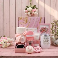 Nouveau coffret cadeau spa de luxe, couverture, bougie parfumée à l'aromathérapie, soin du corps, coffret cadeau premium pour femmes, soin personnel, vacances