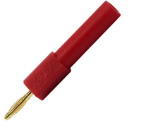 Adaptateur de connecteur audio plaqué or, prise banane femelle 4 mm vers prise banane mâle 2 mm