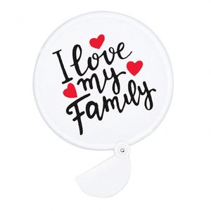 Abanico Plegable Retráctil de Poliéster para Sublimación, Impresión a Doble Cara, Transferencia Térmica, Duradero, Compresible, para Publicidad DIY - Product Image 3