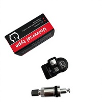 Nouveau système de surveillance de la pression des pneus universel haute capacité 2-en-1 (433/315 MHz) avec capteur programmable numérique TPMS