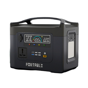 Station portable haute puissance 5000W, batterie lithium-ion, onduleur à onde sinusoïdale pure, technologie MPPT, compatible panneau solaire, lampe torche - Product Image 1