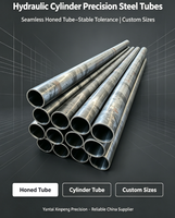 Tubo Refinado St52 |   Tubo SRB con Certificación ISO 9001, Tubos de Acero Calificados, 33 Años de Experiencia en Suministro de Fábrica para Sistemas de Cilindros de Precisión