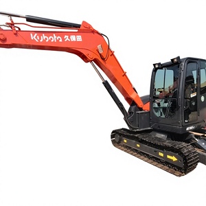 รถขุดตีนตะขาบ Kubota KX185-5 มือสองของแท้ ขนาด 8 ตัน พร้อมหัวเจาะ และปั๊มไฮดรอลิก Kyb - Product Image 1