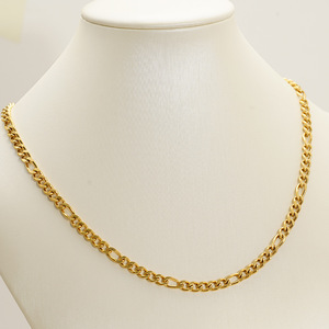 Zogxin Figaro Chain Necklace 18k Stainless Steel Gold Silver Unisex Jewelry Gift Fashion Chain - Product Image 3