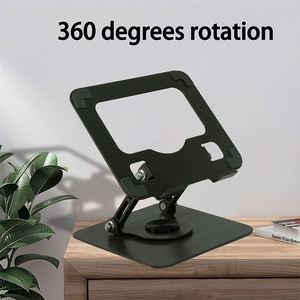 Nouvelle Arrivée 2025 – Supports de tablette noirs réglables et ergonomiques, support de bureau portable rotatif à 360 degrés en acier carbone pour tablettes de 5 à 13 pouces - Product Image 2