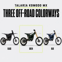Kits de conversion de moto électrique tout-terrain Talaria Komodo Mx 2026 puissants 32 kW 45 Ah 105 km/h