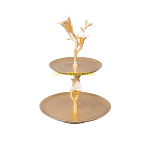 Soporte para Pastel de Hierro Forjado a Mano con Diseño Superior, Asa de Cristal, Apto para Lavavajillas, Vajilla para el Hogar - Product Image 2
