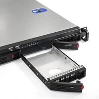 Châssis de serveur 1U de 660 mm de profondeur, 4 baies de disques durs remplaçables à chaud, montage en rack 19 pouces, Mini-ITX, stockage cloud, USB frontal, EATX